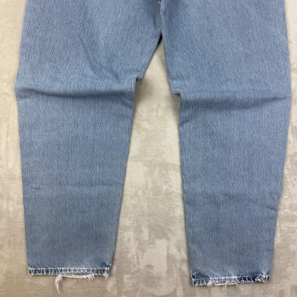 Levis 560 Jeans Mens 38x34(Fits 36) Relaxed Tapered 90s Vintage Light Wash Denim
